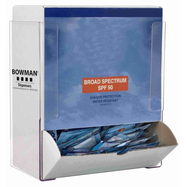 Sunscreen Dispenser, Holds One Box of 100 SingleUse Sunscreen Packets